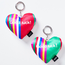 Good Luck Heart Keyring