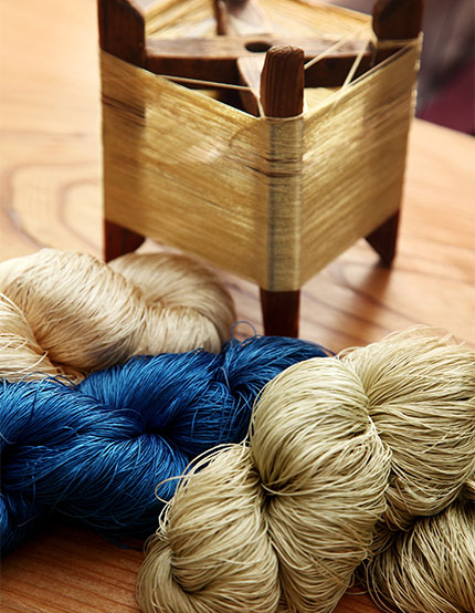 1) 매듭 재료와 도구