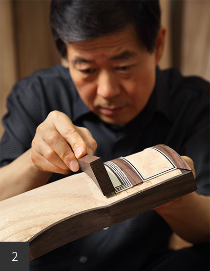 2.좌단장식 붙이기