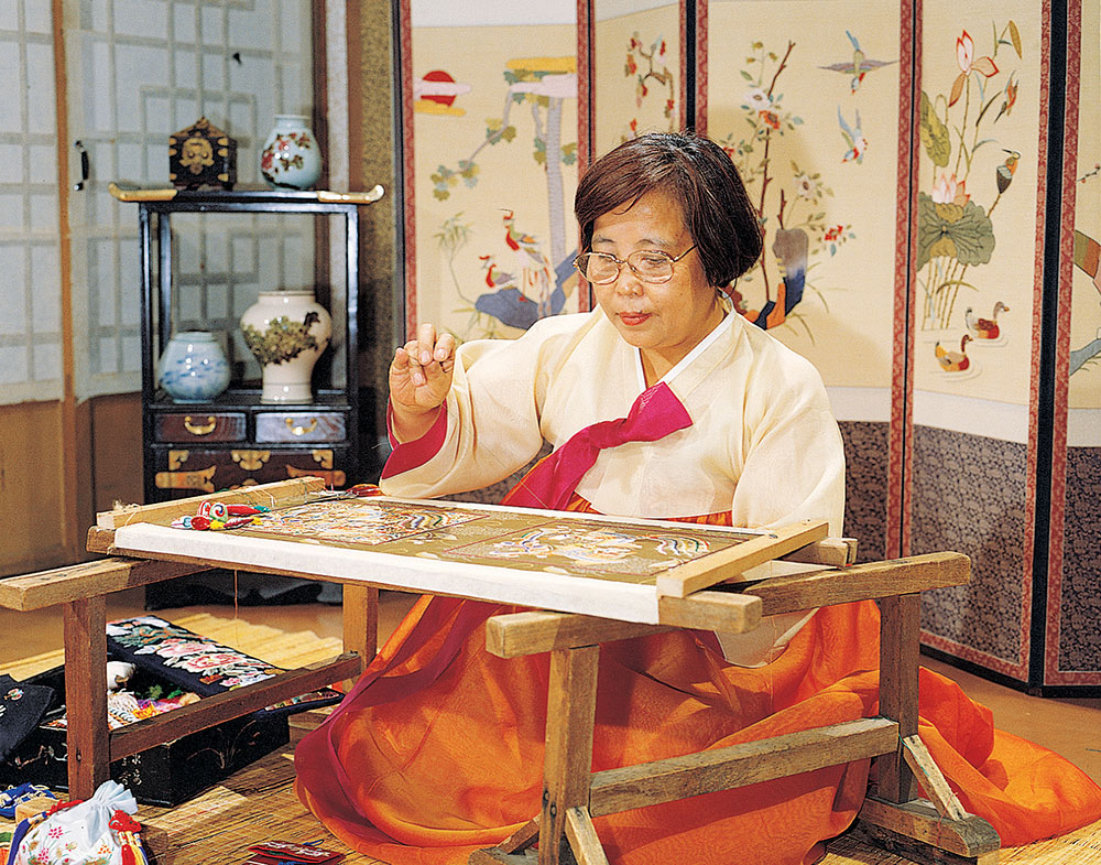 자수장 한상수 제작과정