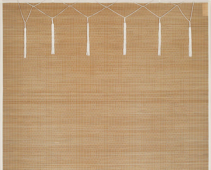 희자귀갑문발 [囍字龜甲紋簾]_135×190cm(1)