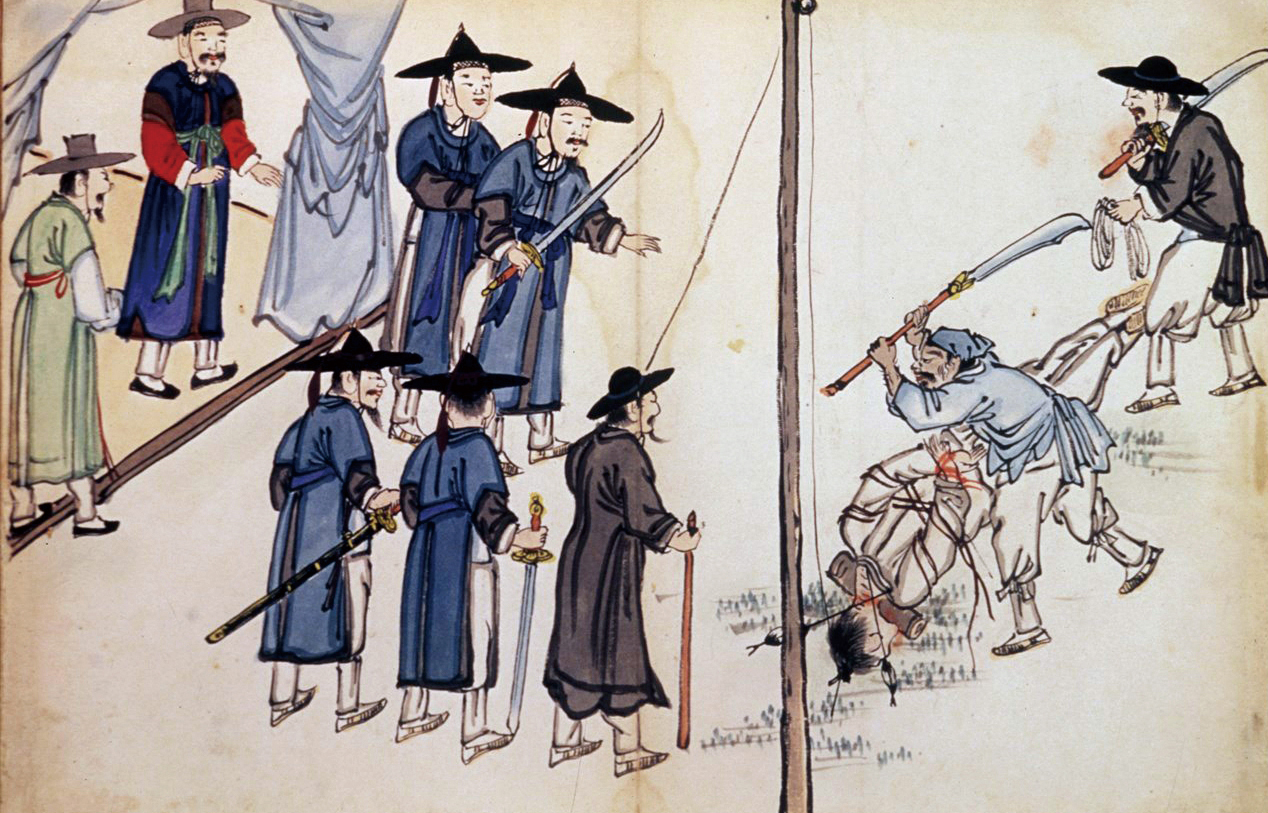 민백-09629_김윤보／형정도첩／역적참항