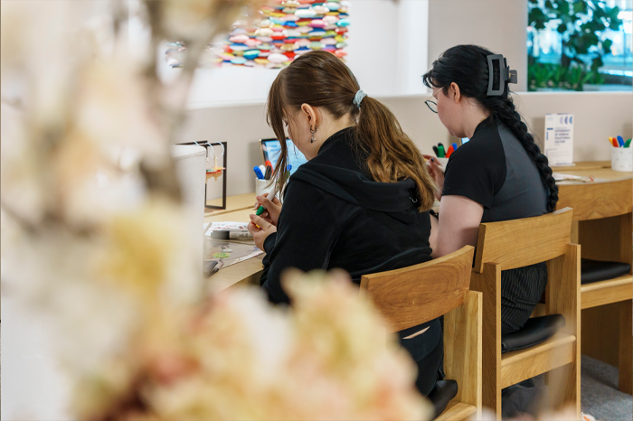 한국전통문화센터 공예체험 모습